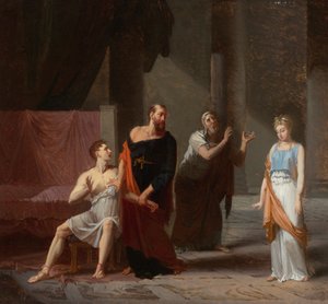 Antíoco y Estratonice de Jacques Antoine Vallin